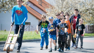 Velikonoční klepání také v Hrobicích