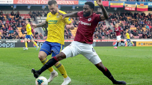 Zlín obral Spartu o bod, srovnal v poslední minutě