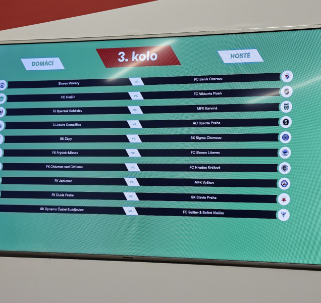 MOL Cup: Sparta do Domažlic, Slovácko přivítá Varnsdorf