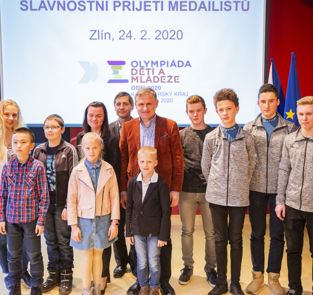 Hejtman přivítal mladé sportovce z olympiády